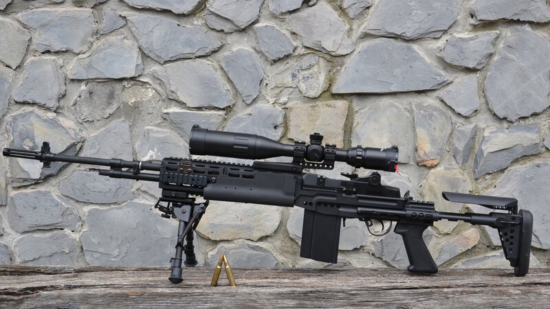 Black Sniper Rifle — Neutral, Photograph, Scope, Bipod, Ammunition