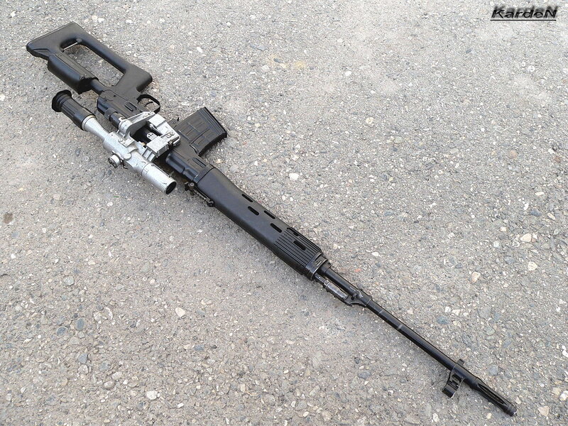 Black Sniper Rifle — Neutral, Photograph