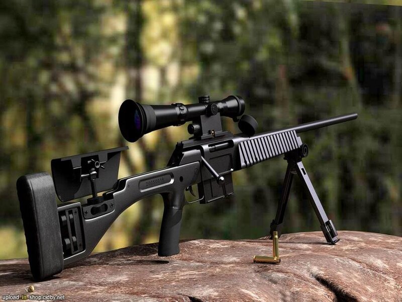 Black Sniper Rifle — Serious