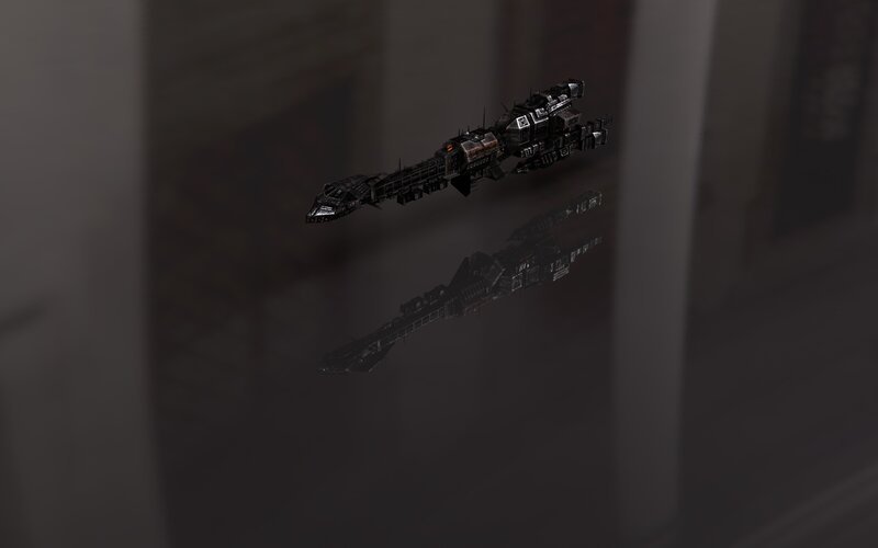 Black Spaceship Model