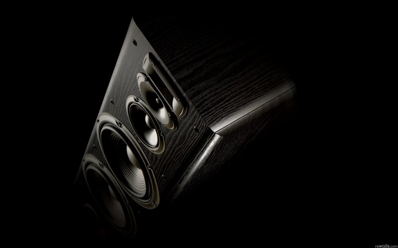 Black Speaker Cabinet