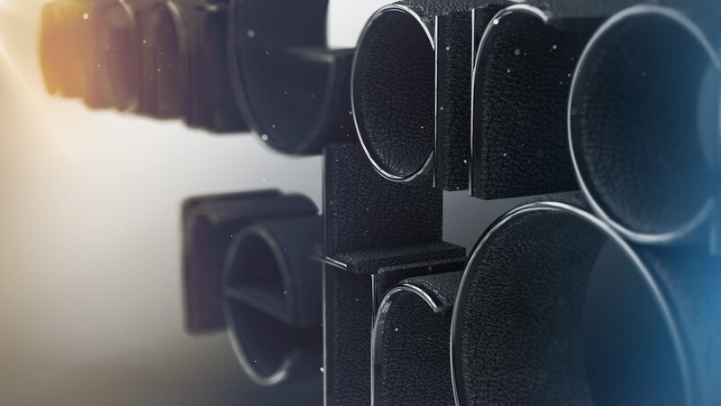 Black Speaker Grille — Dramatic