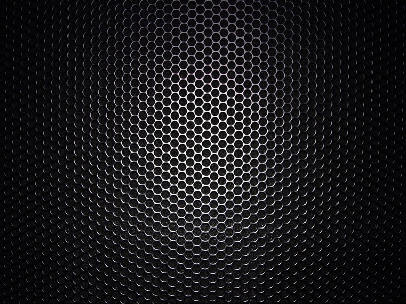 black speaker grille pattern