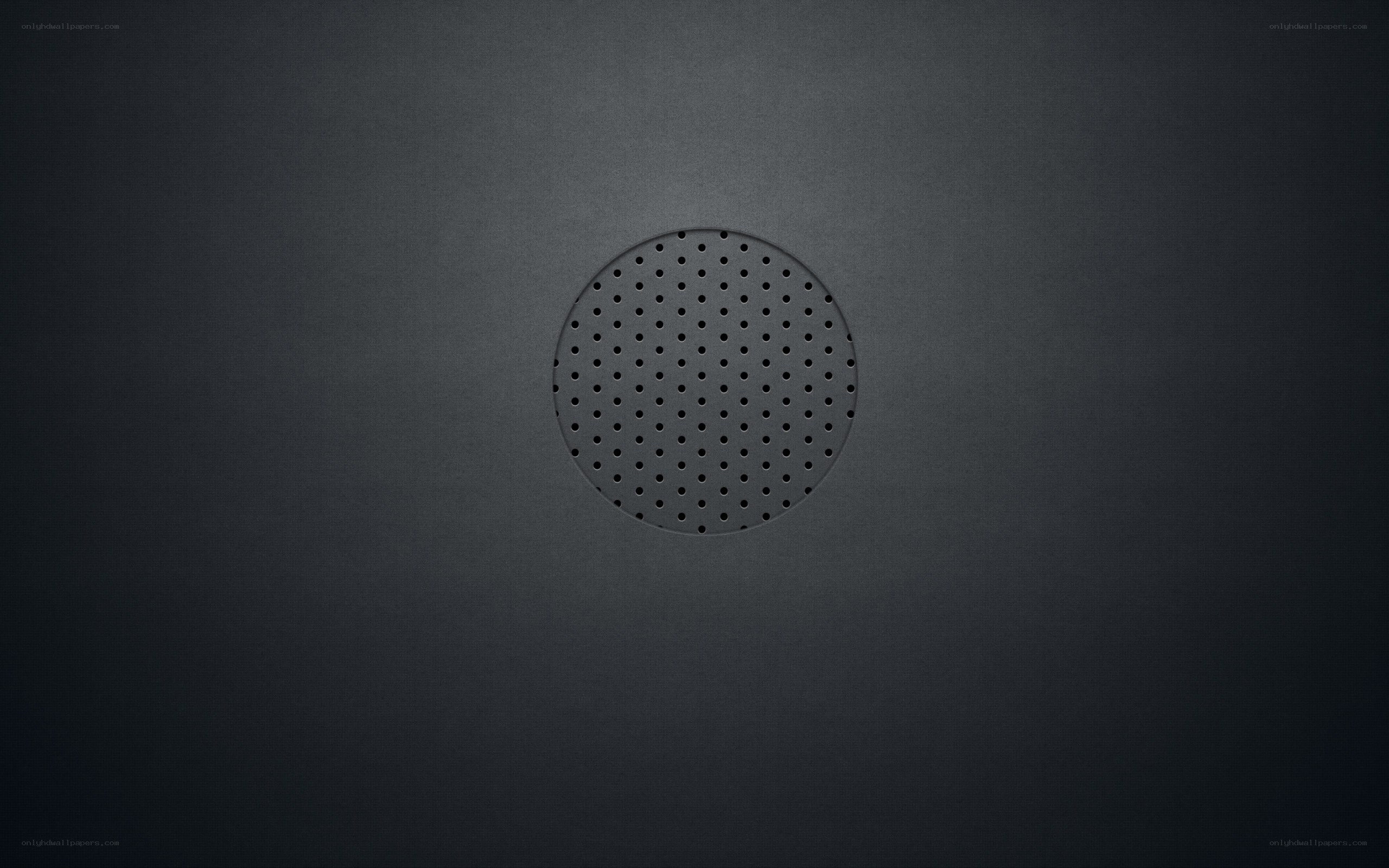 black speaker grille