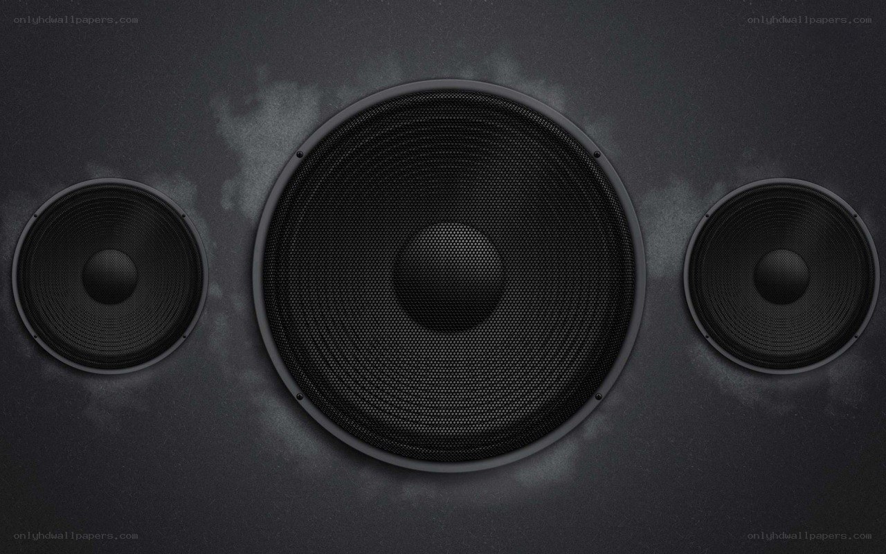 black speaker system