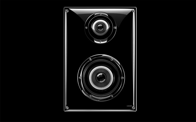 Black Speaker System — Minimalist