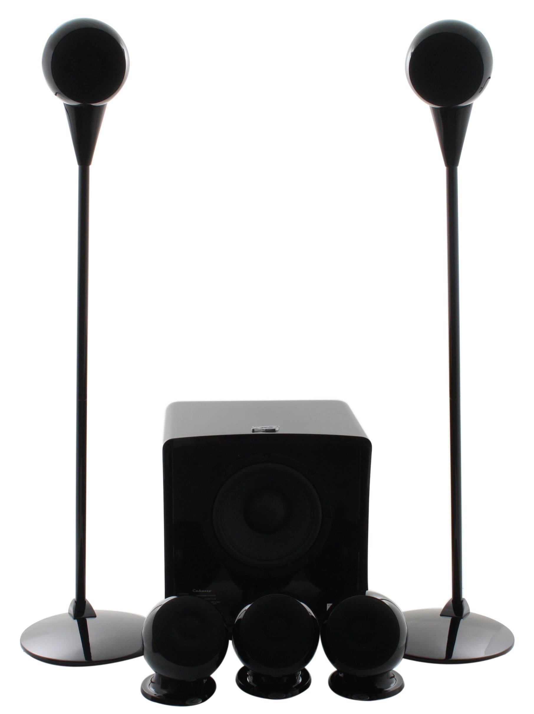 black speaker system