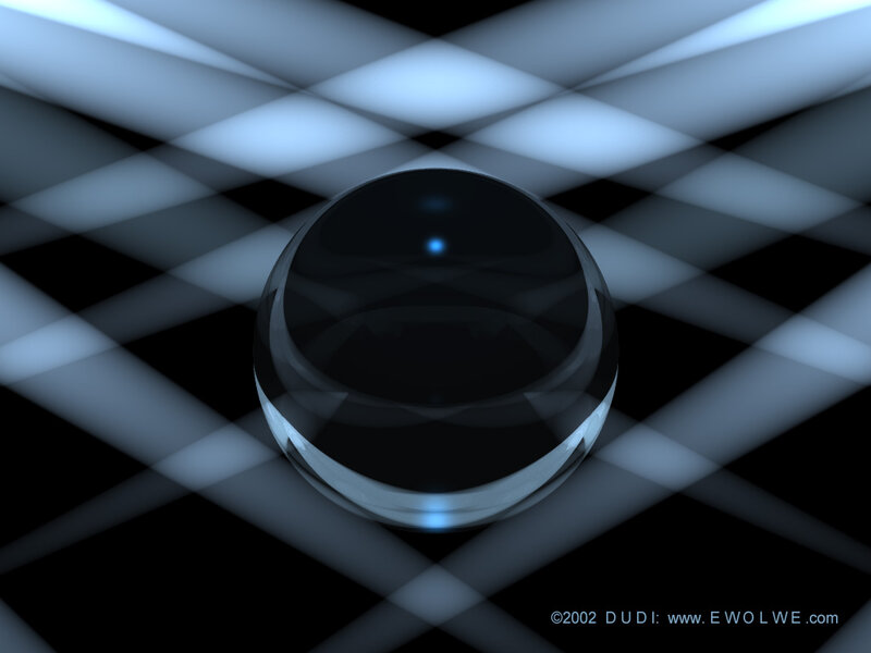 Black Sphere on Grid