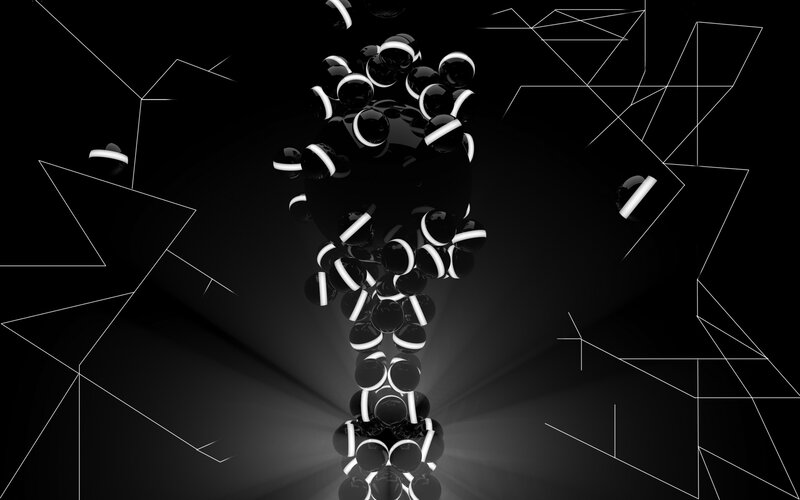 Black Spheres with White Rings