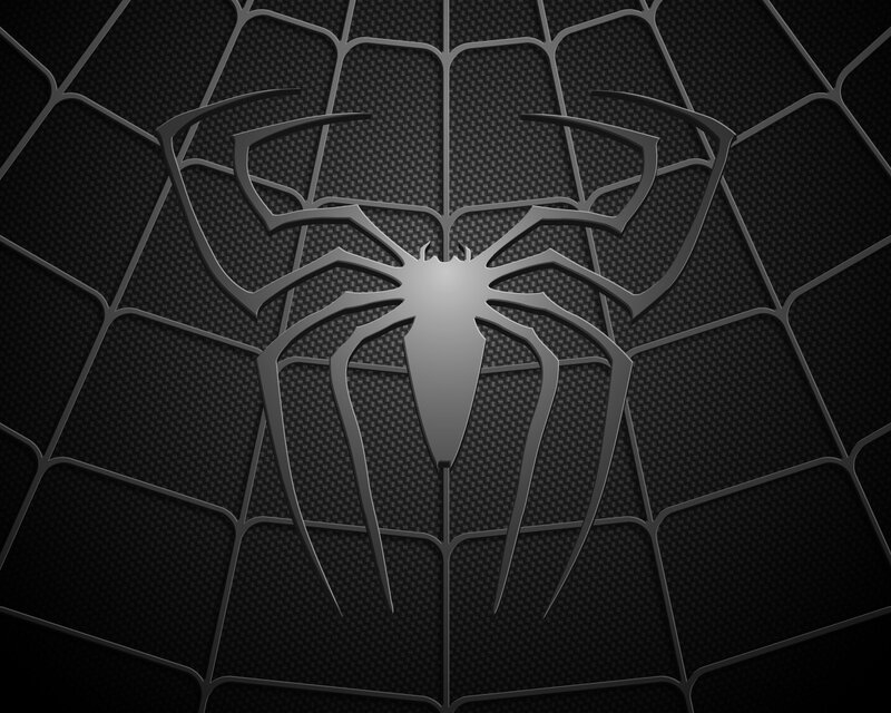 black spider emblem