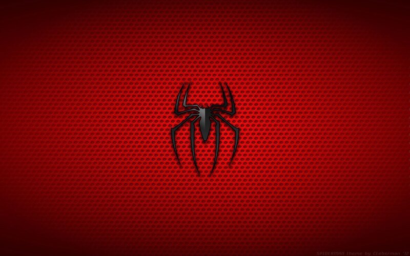 Black Spider Logo — Red, Dramatic