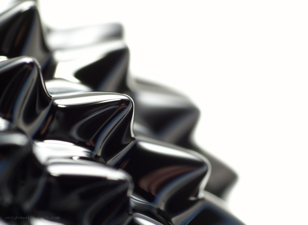 black spiked object close-up