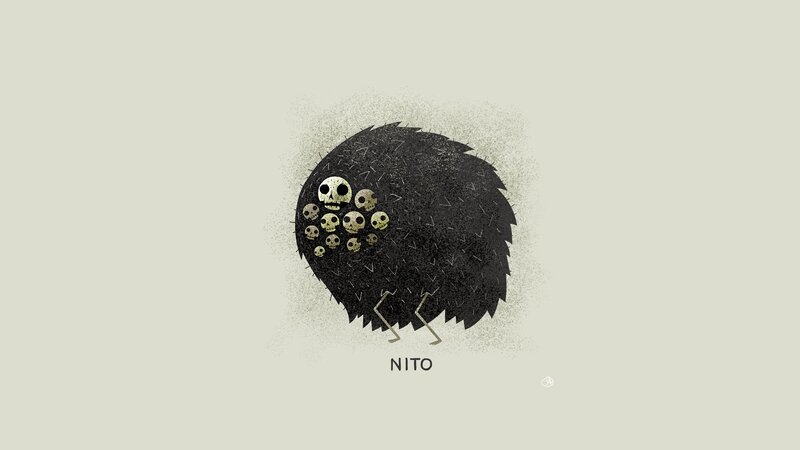 Black Spiky Creature — Creepy