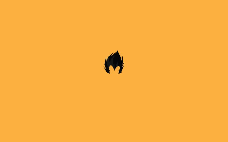 Black Spiky Hair Silhouette