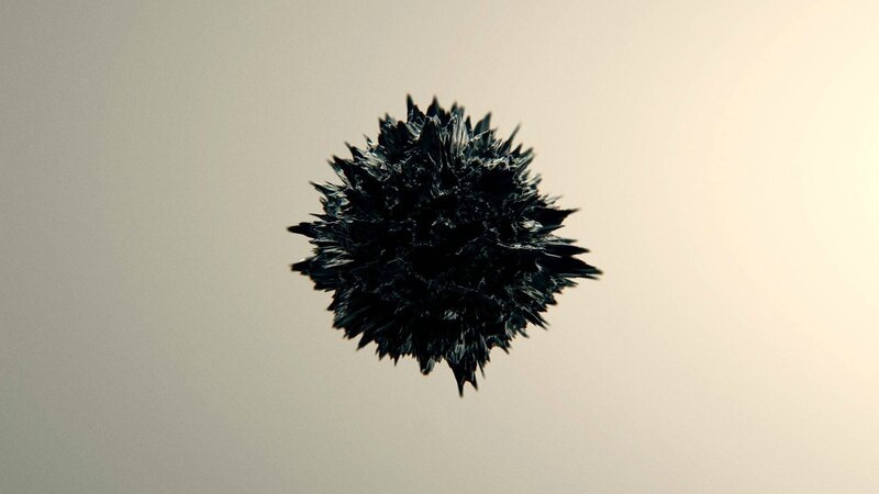 Black Spiky Sphere — Neutral