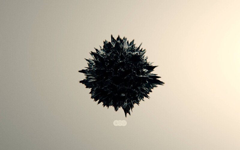 Black Spiky Sphere