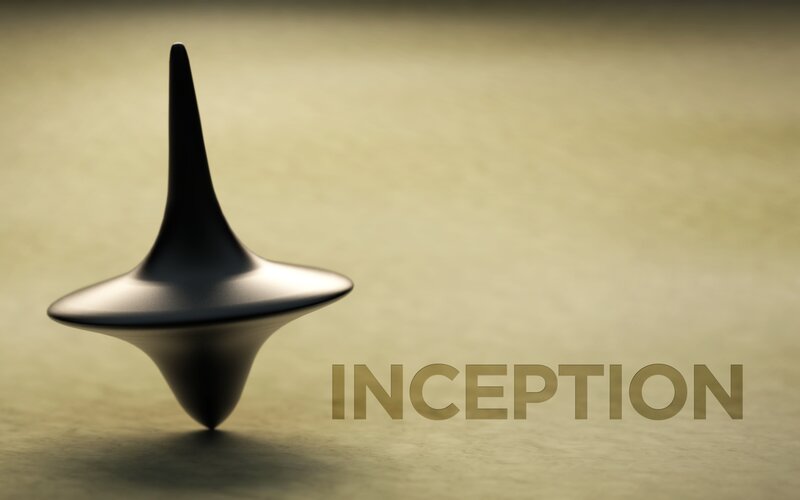 Black Spinning Top