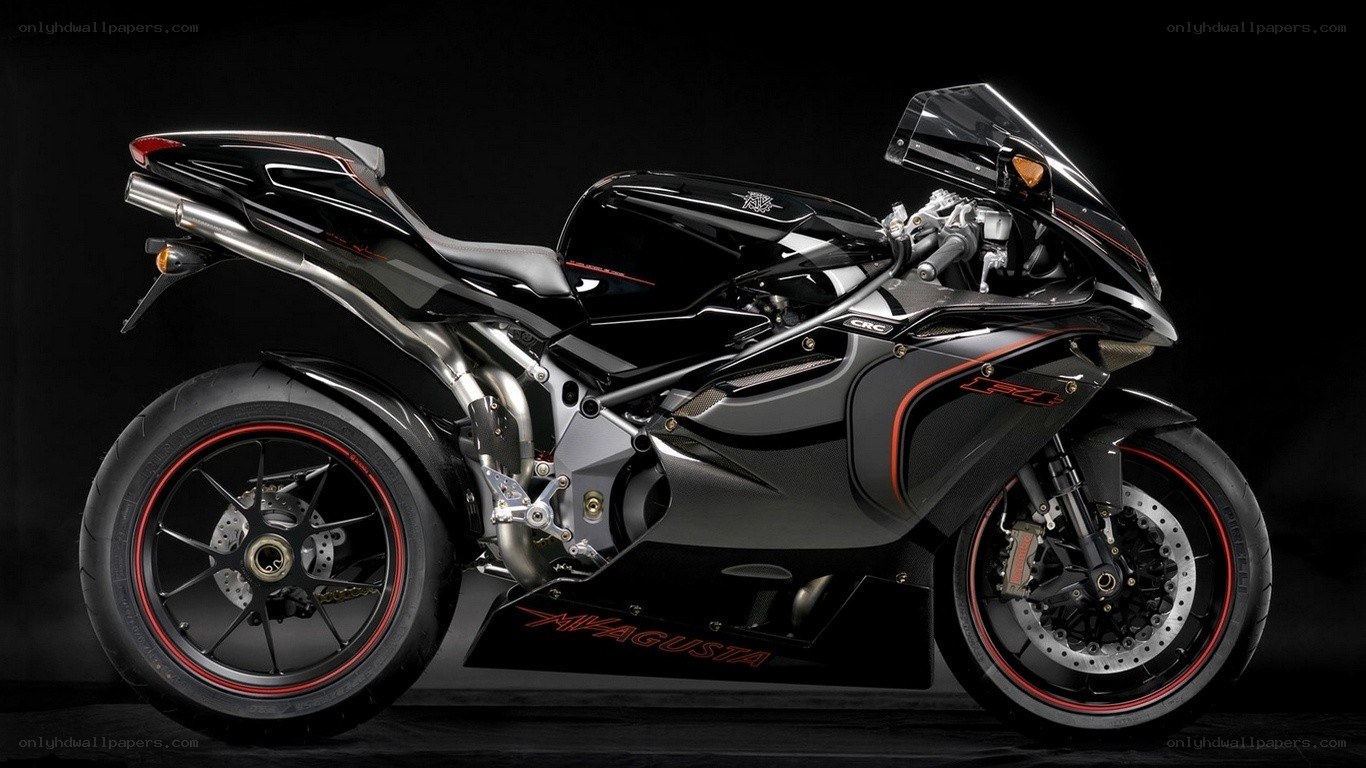 black sport motorcycle