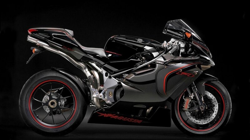 black sport motorcycle