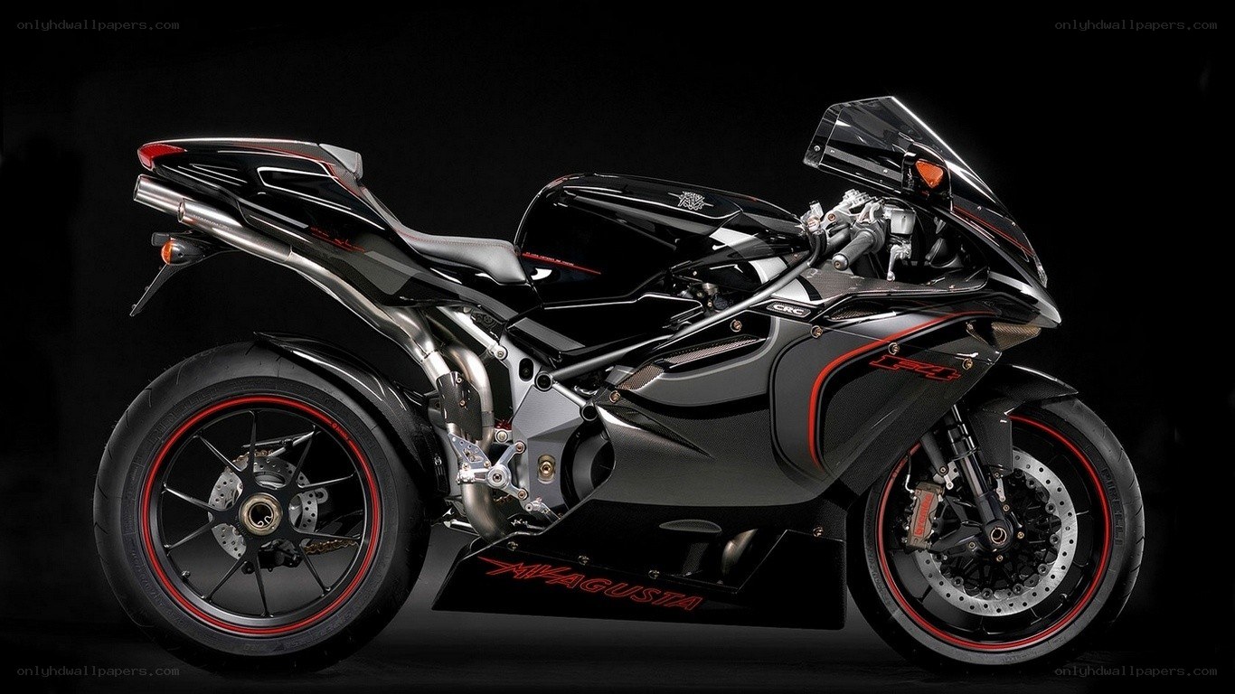 black sport motorcycle