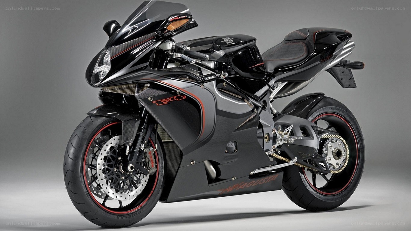 black sport motorcycle