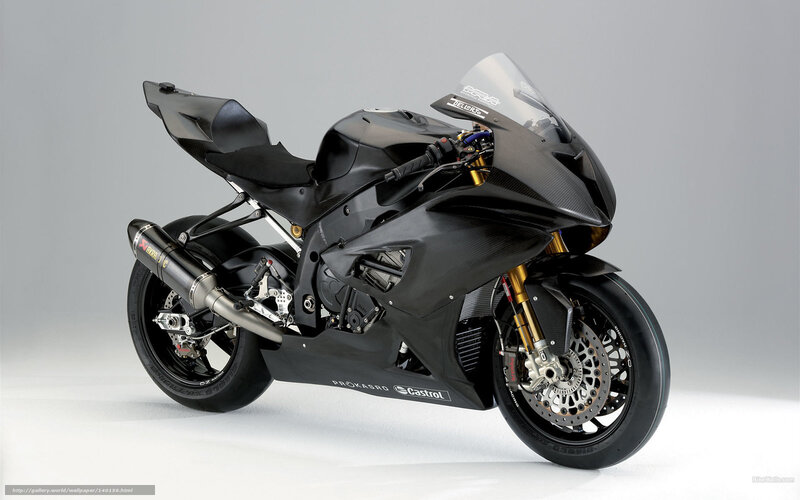 black sport motorcycle