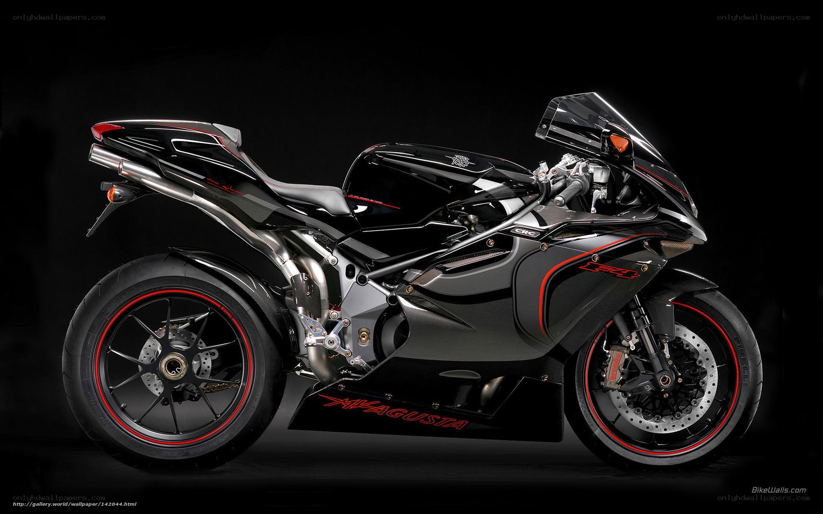 black sport motorcycle