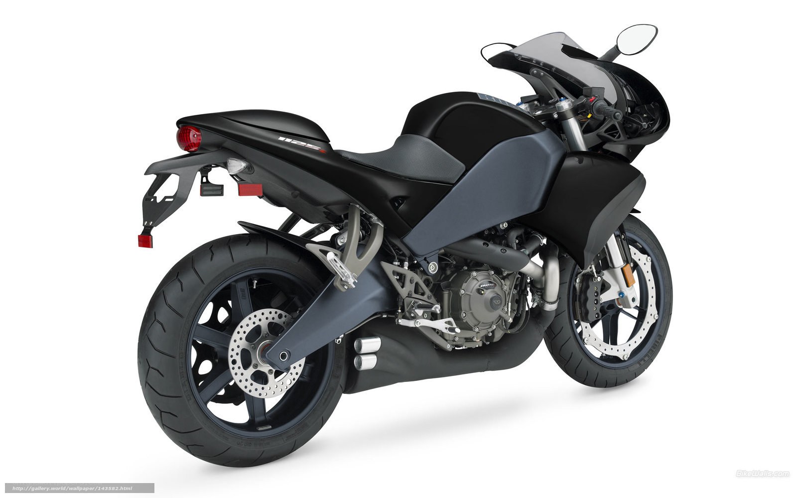 black sport motorcycle