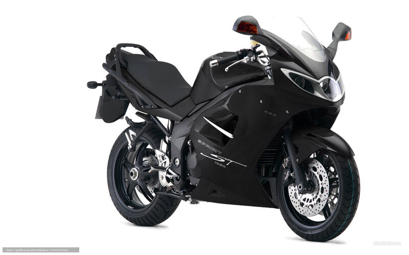 black sport motorcycle