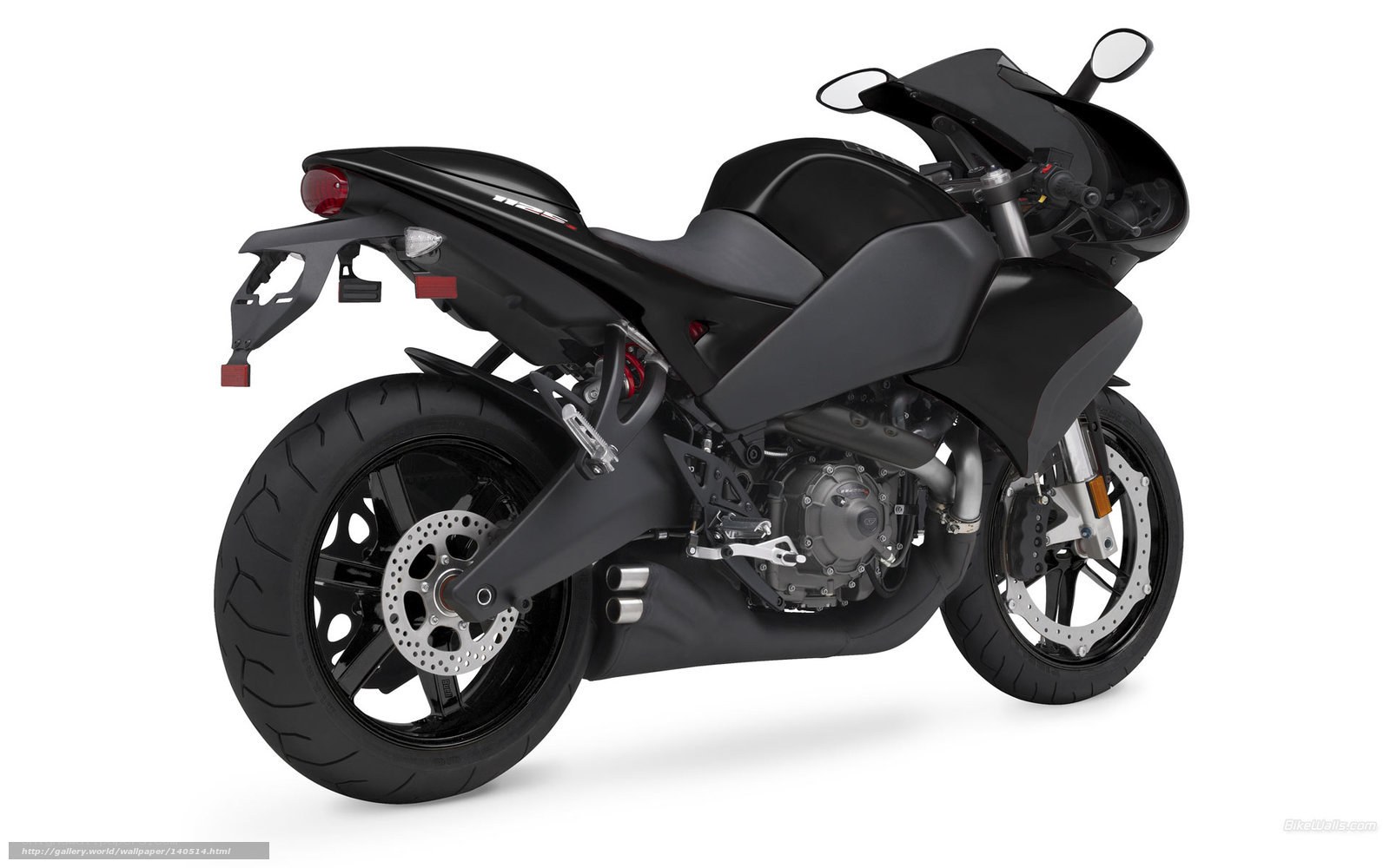 black sport motorcycle