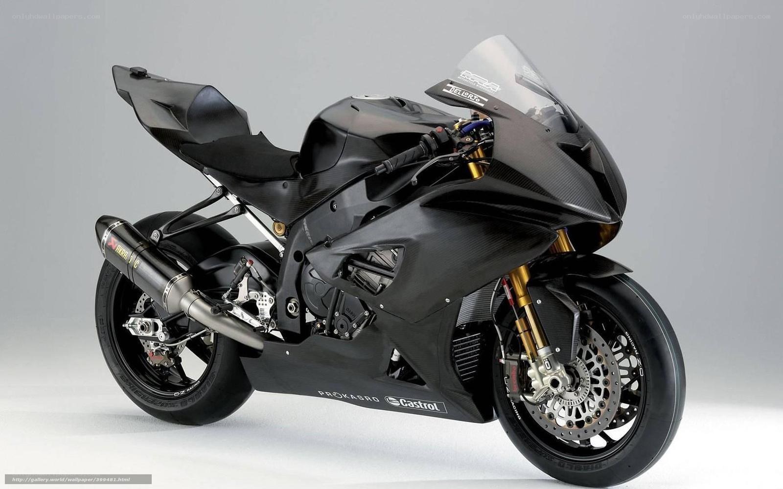black sport motorcycle