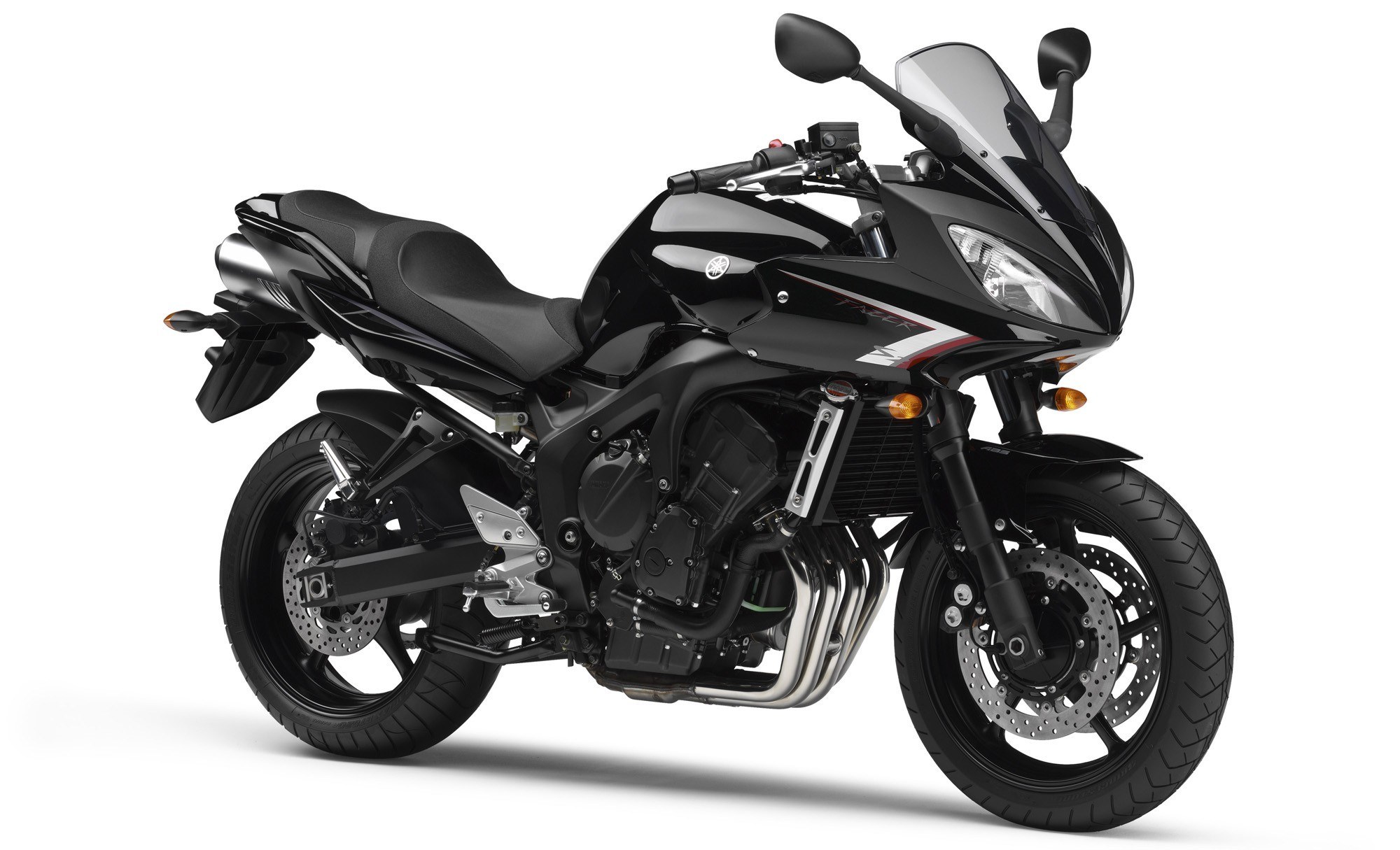 black sport motorcycle