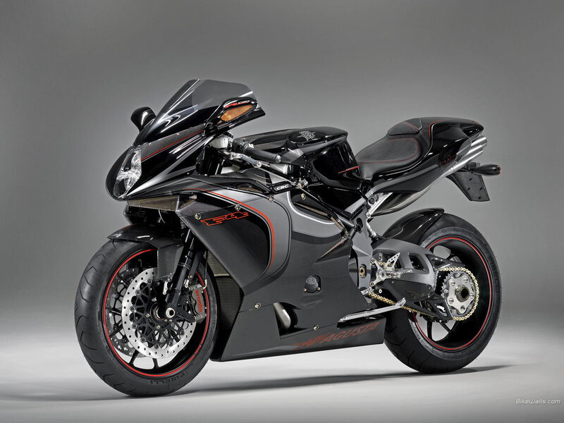 black sport motorcycle