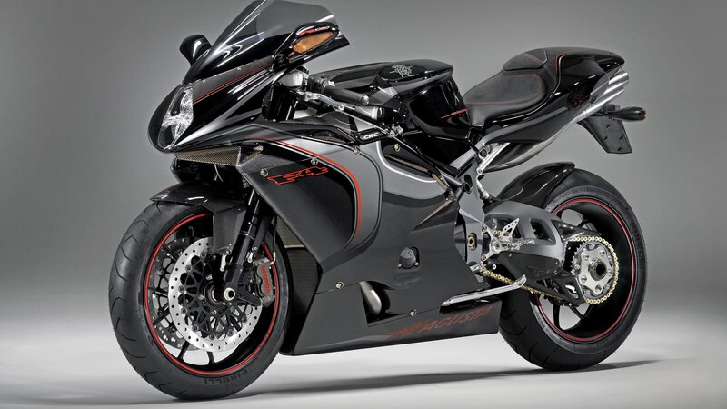 Black Sport Motorcycle — Dramatic, Photograph, Carbon Fiber, Disc Brake