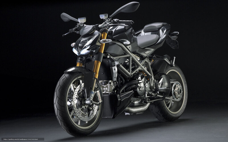 Black Sport Motorcycle — Dramatic, Photograph, Gold Front Forks
