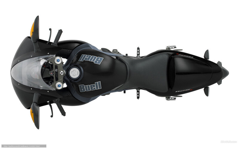 black sport motorcycle from above