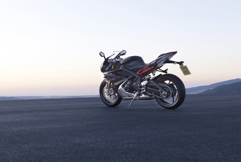Black Sport Motorcycle — Gray, Serene