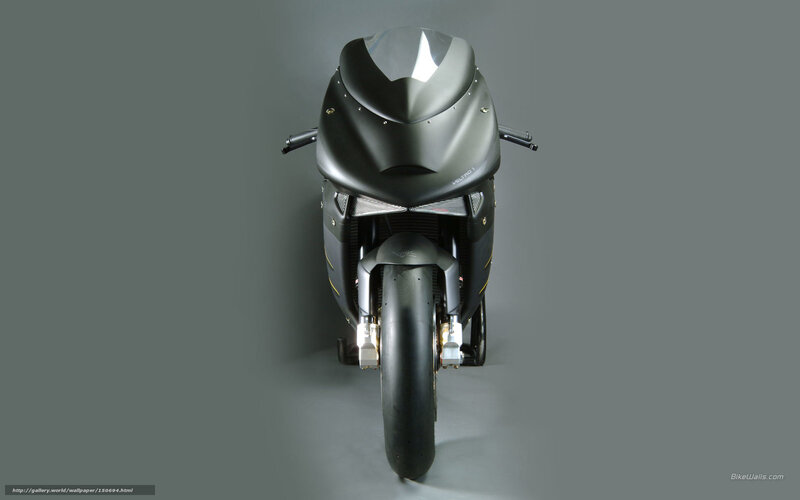Black Sport Motorcycle — Gray