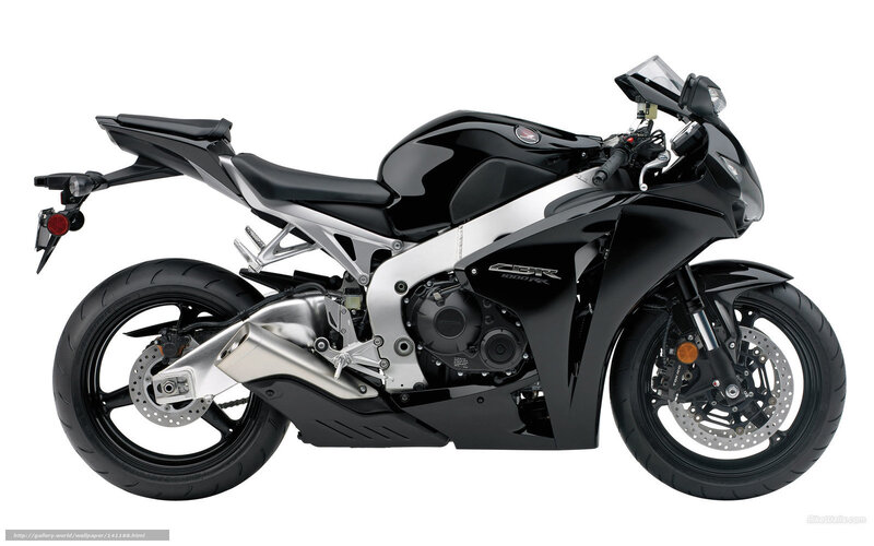 Black Sport Motorcycle — Neutral, Photograph, Exhaust Pipe, Disc Brakes