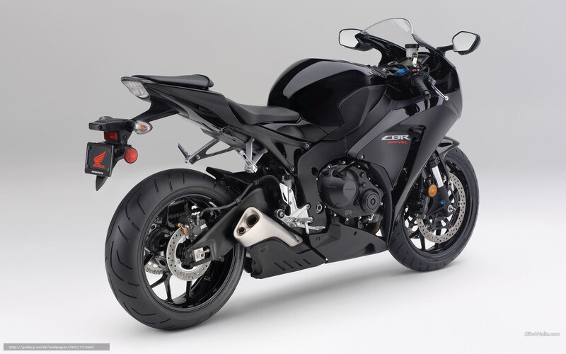 Black Sport Motorcycle — Neutral, Photograph, Exhaust Pipe, Rear Wheel