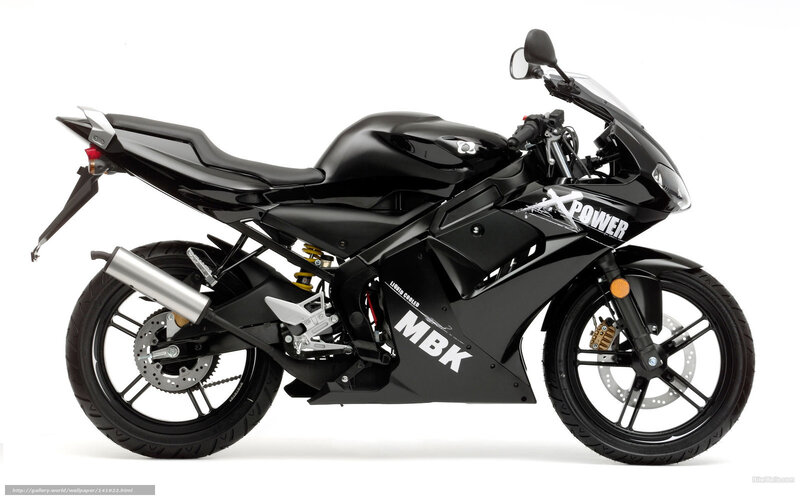 Black Sport Motorcycle — Neutral, Photograph, Exhaust Pipe, Rearview Mirror