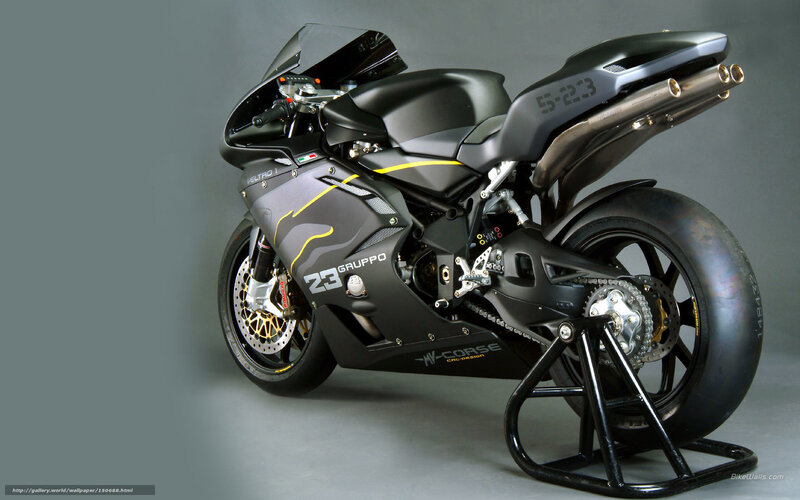 Black Sport Motorcycle — Neutral, Photograph, Rear Wheel, Exhaust
