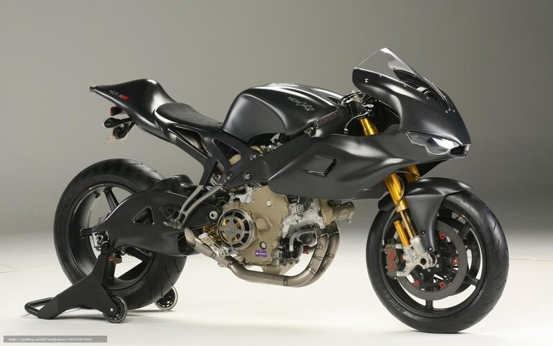 Black Sport Motorcycle — Neutral, Photograph, Seat, Engine, Front Wheel