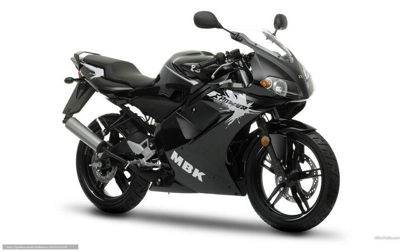 Black Sport Motorcycle — Neutral, Photograph, Seat, Exhaust, Mirror