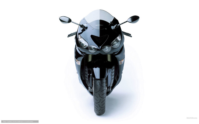 Black Sport Motorcycle — Neutral, Photograph, Windshield, Headlights