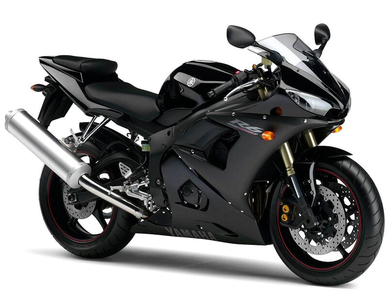 Black Sport Motorcycle — Photograph, Front Wheel
