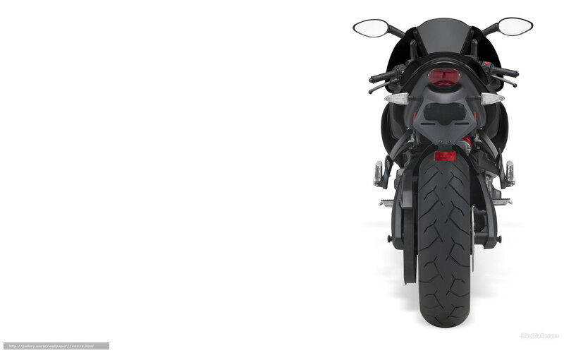 black sport motorcycle rear view