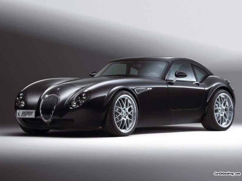black sports car