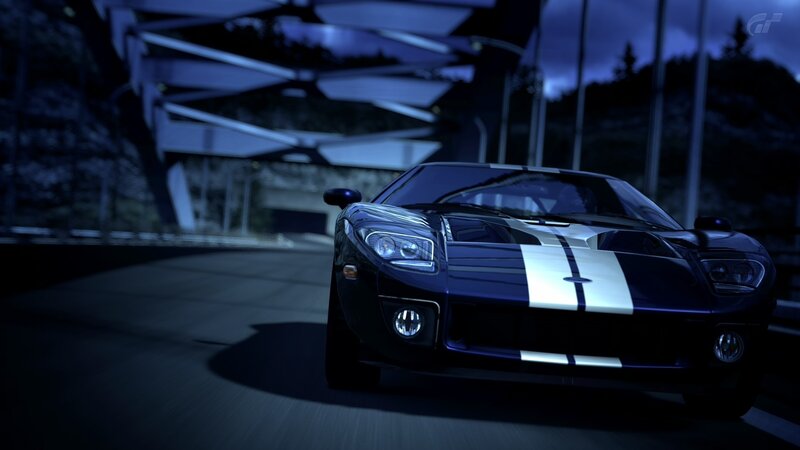 Black Sports Car — Blue, Dark