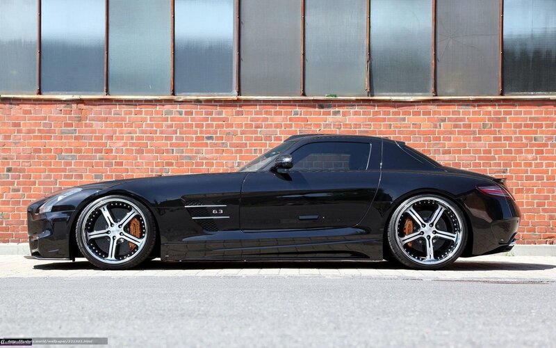 Black Sports Car — Calm, Afternoon, Photograph, Brick Wall, Windows